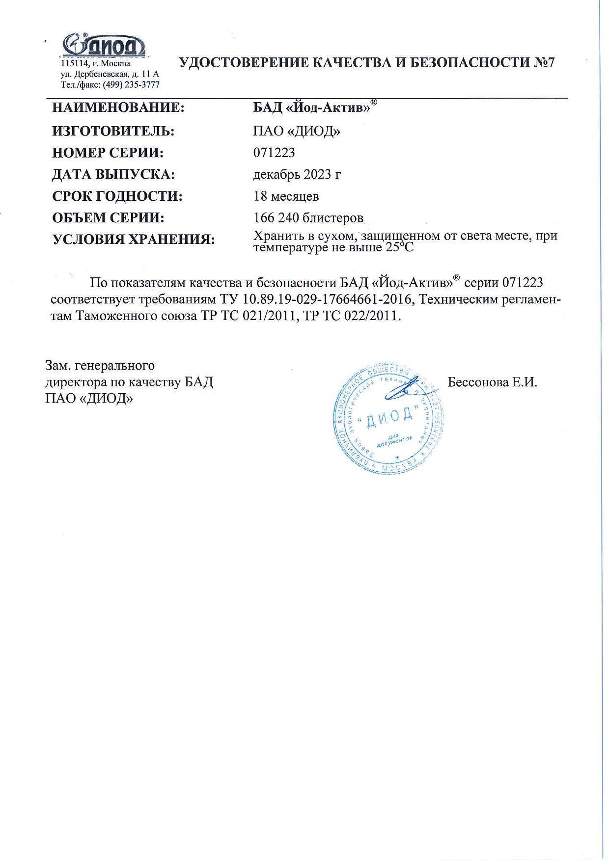 Паспорт №122023